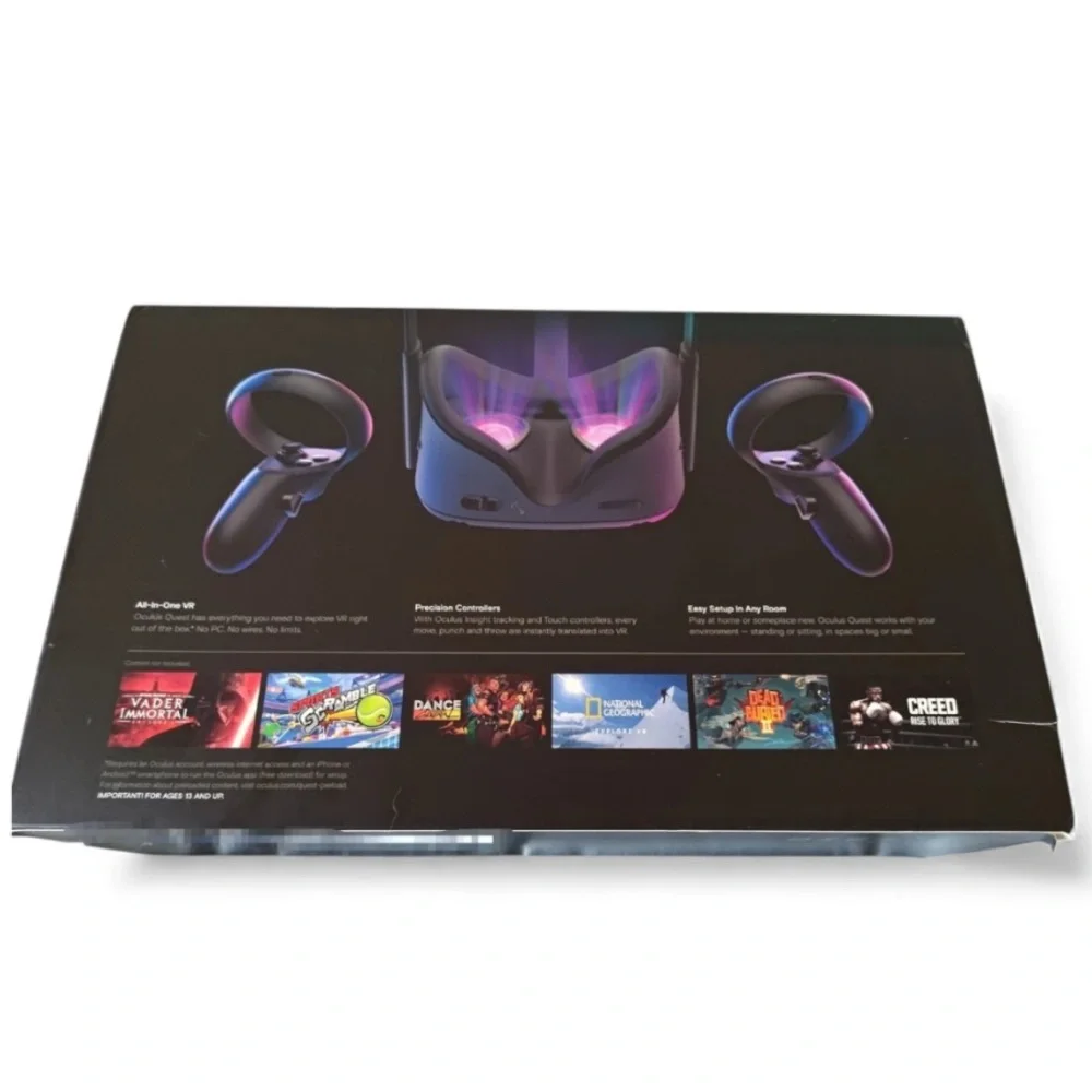 Meta Quest Oculus black Empty box only